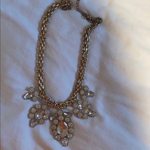 Diamond statement necklace